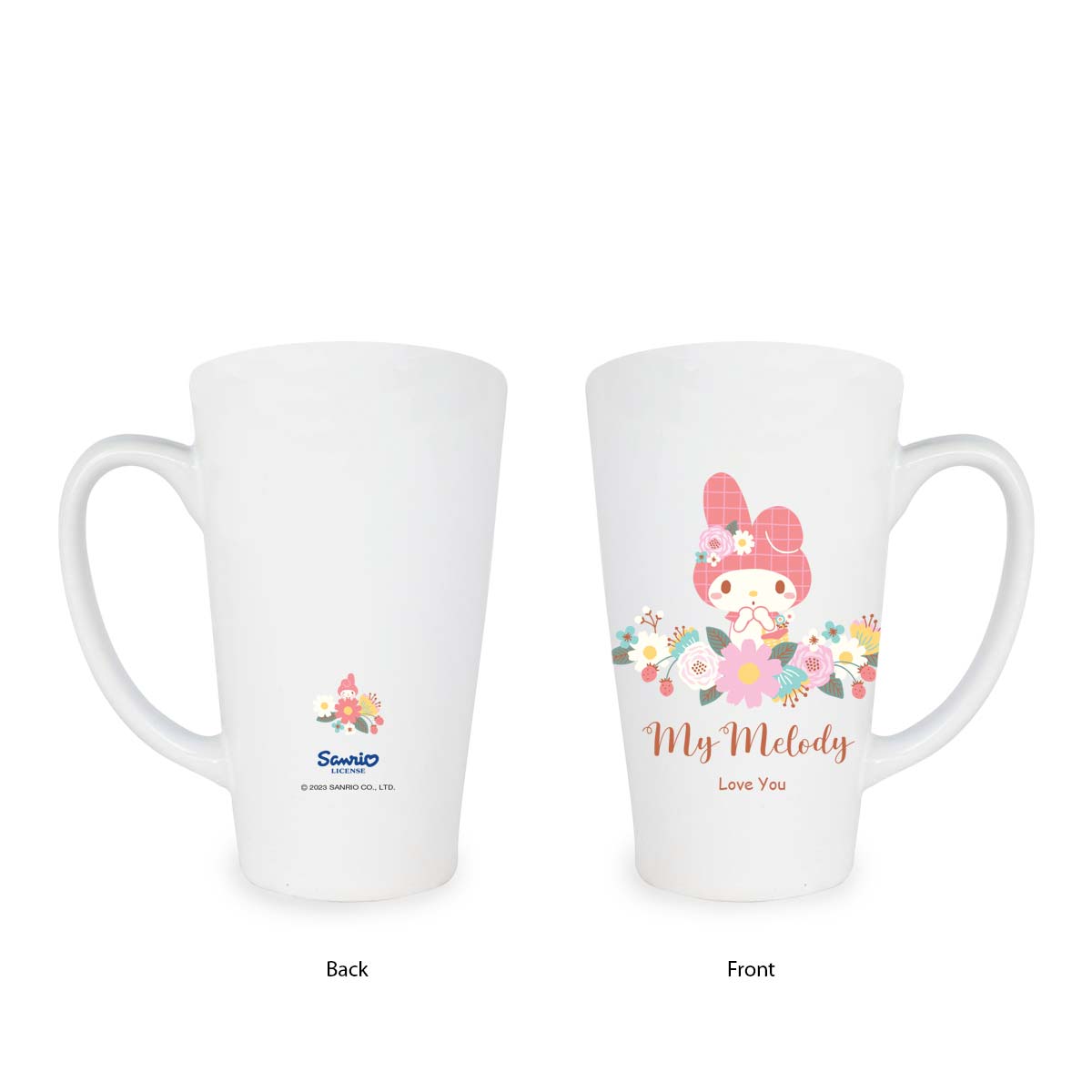 SNMG2303 Floral Chime (5 Pink Tulips with Sanrio My Melody Mug) 1b