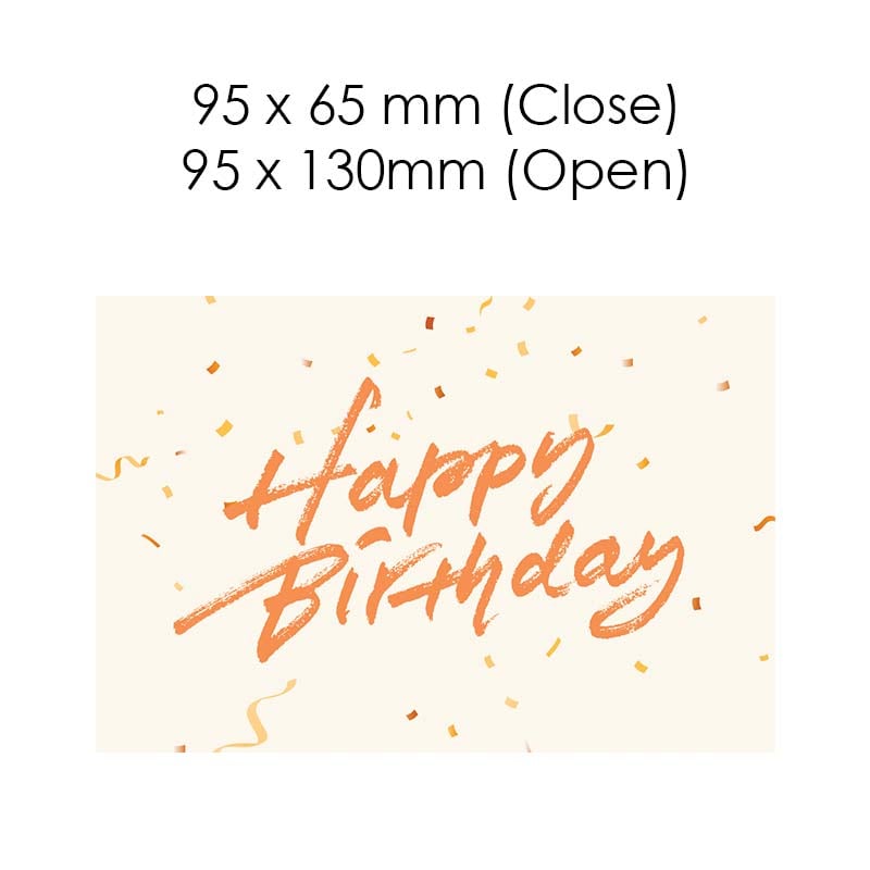 Happy Birthday (Orange)