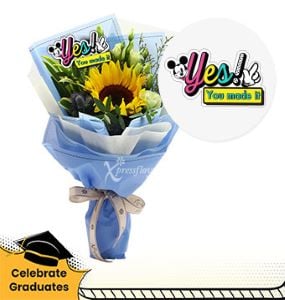 Graduation Flowers - Winning in Life