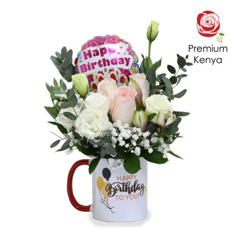 Online flowers in mugs gifts Singapore delivery