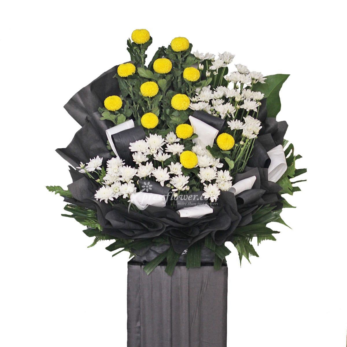 Mournful Course (Funeral Condolence Flower Wreath)