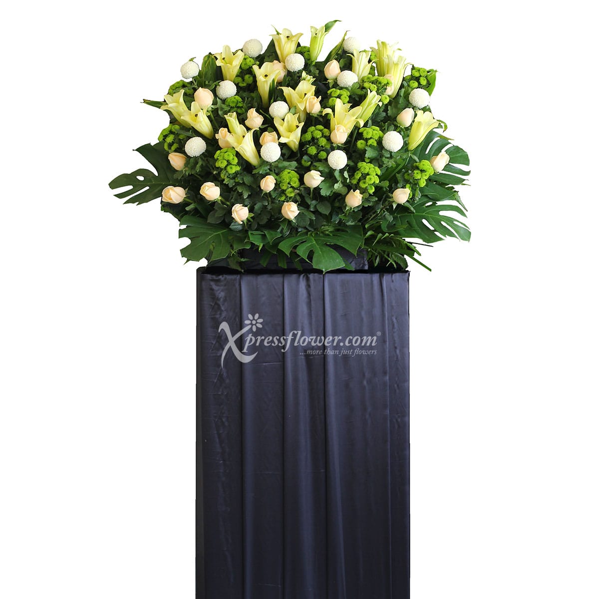 SC1804 Gentle Support Wreath Funeral & Condolence Flower Stands