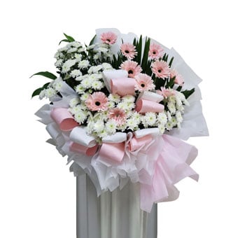 Esteemed Closure (Funeral Condolence Flower Wreath)