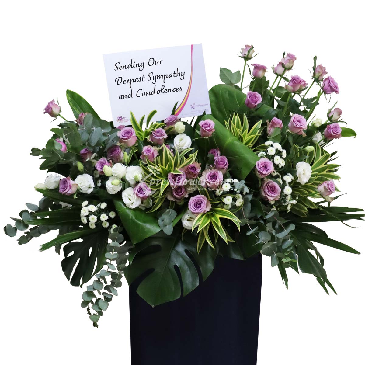 Solemn Remembrance (Funeral Condolence Flower Wreath)