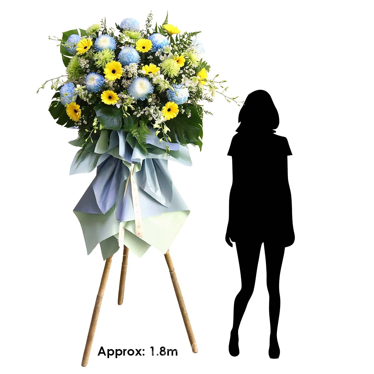 WSC2504 Skybloom Comfort Funeral Condolence Flower Stand 1c