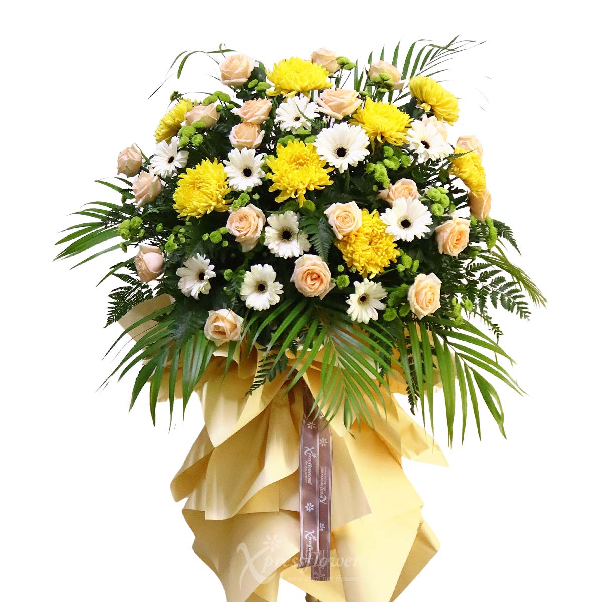 WSC2506 Sunlight Sympathy Funeral Condolence Flower Stand 1b
