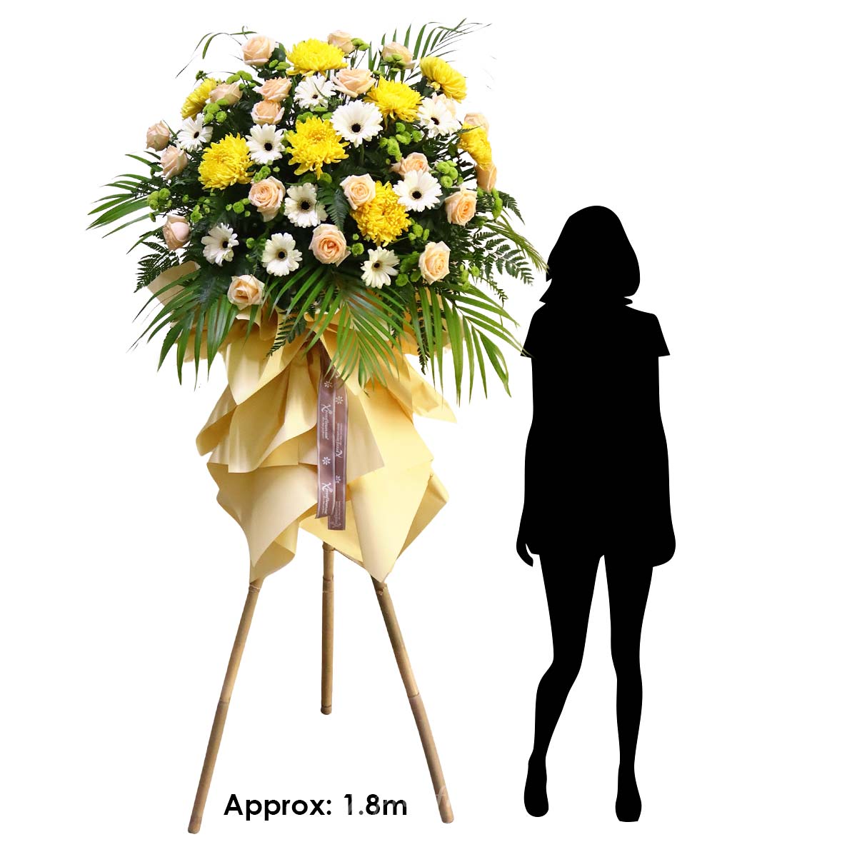WSC2506 Sunlight Sympathy Funeral Condolence Flower Stand 1c