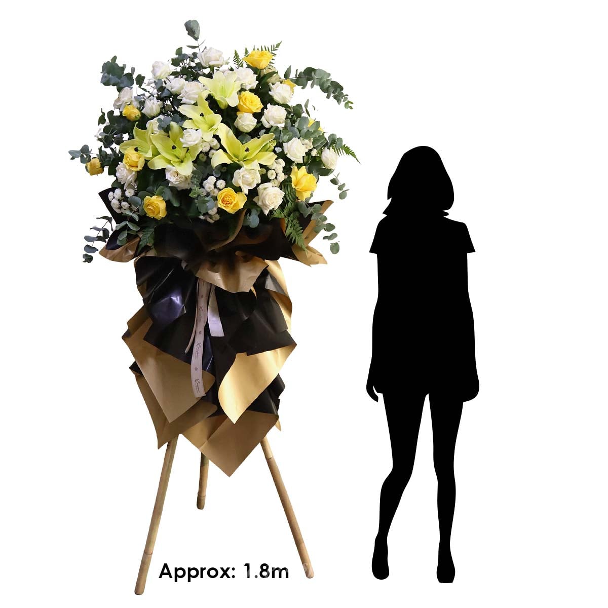 WSC2507 Eternal Respect Funeral Condolence Flower Stand 1c