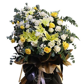 Eternal Respect (Funeral Condolence Flower Stand)