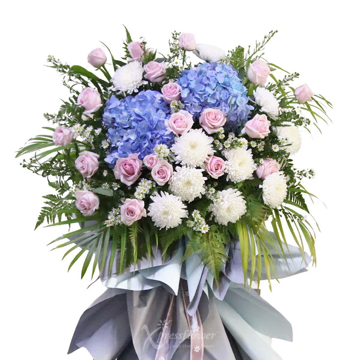 Tranquil Remembrance (Funeral Condolence Flower Stand)