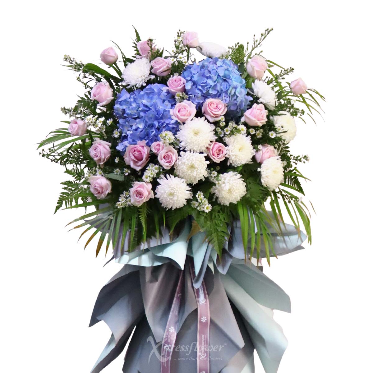 WSC2508 Tranquil Remembrance Funeral Condolence Flower Stand 180925 1b