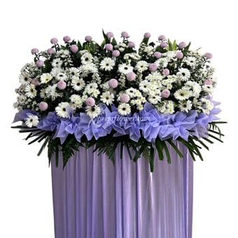 Respectable Memories Funeral Condolence Stand (L: 110cm)
