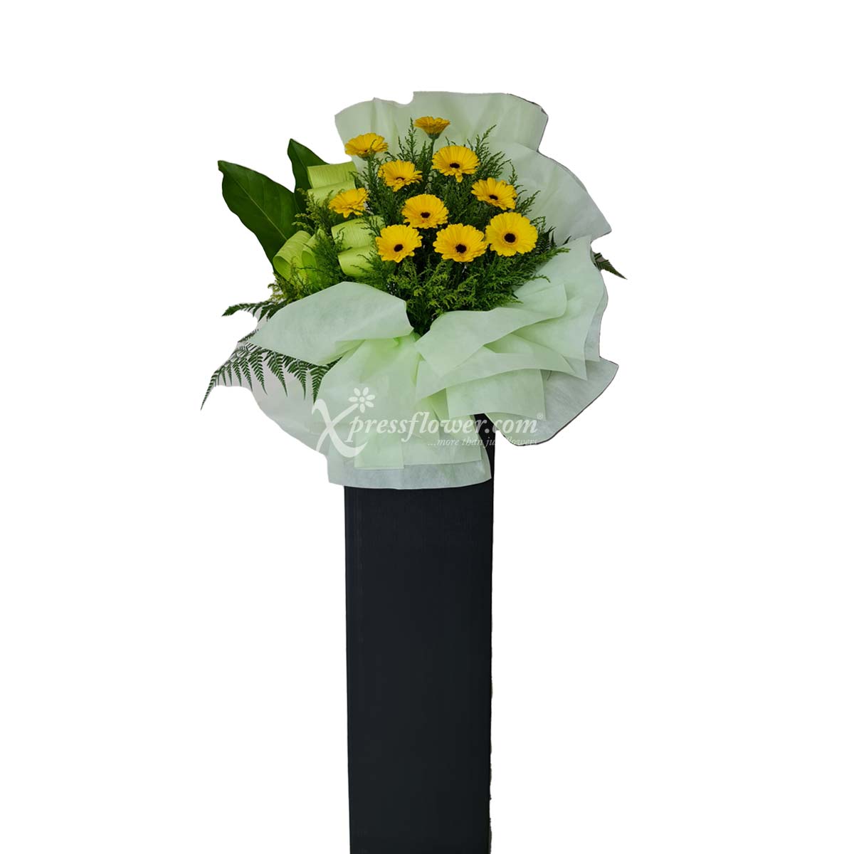WSC2205 Pure Solicitude Funeral Condolence Flower Wreath B