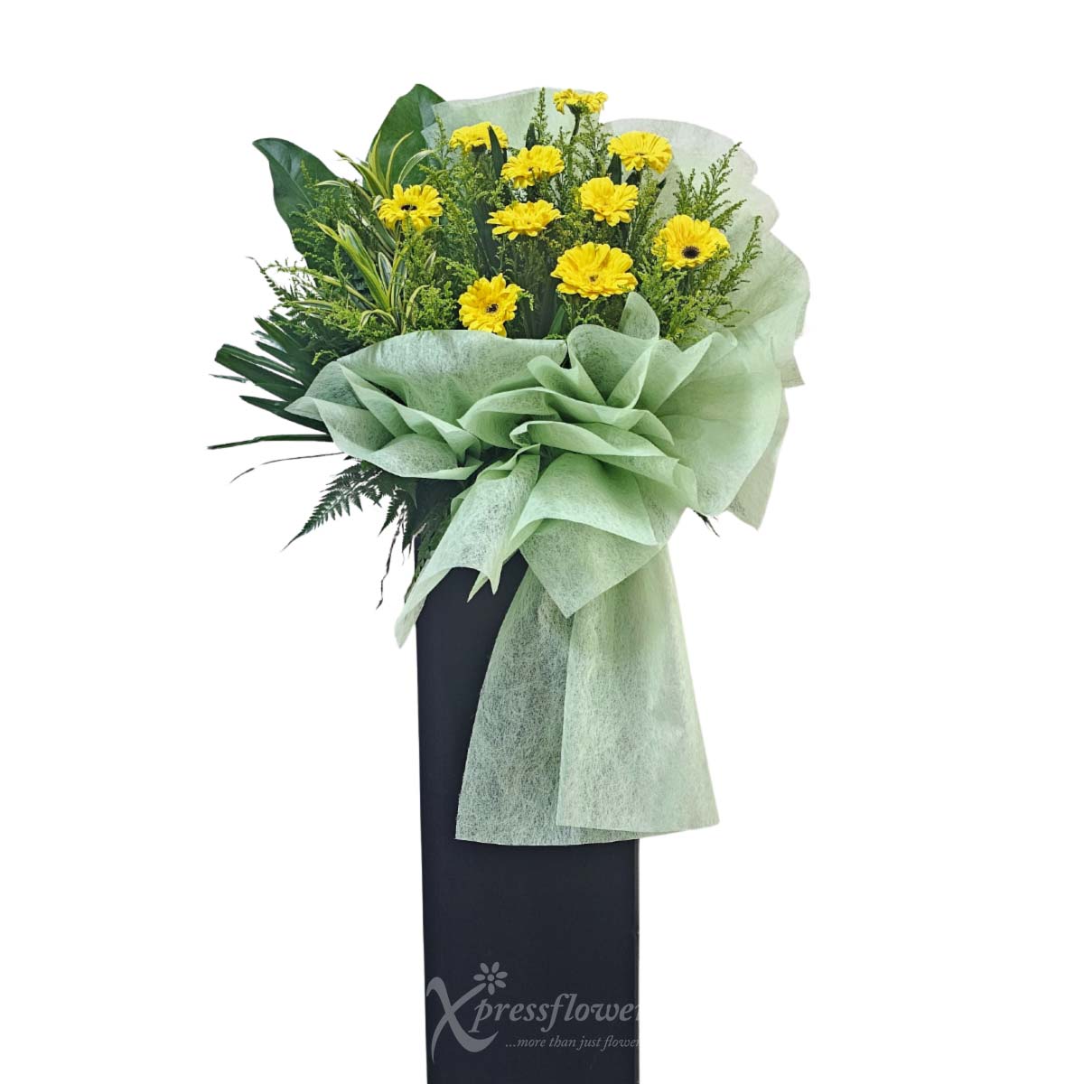 WSC2205 Pure Solicitude Funeral Condolence Flower Wreath New 1b