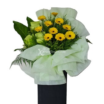  Pure Solicitude (Funeral Condolence Flower Wreath)