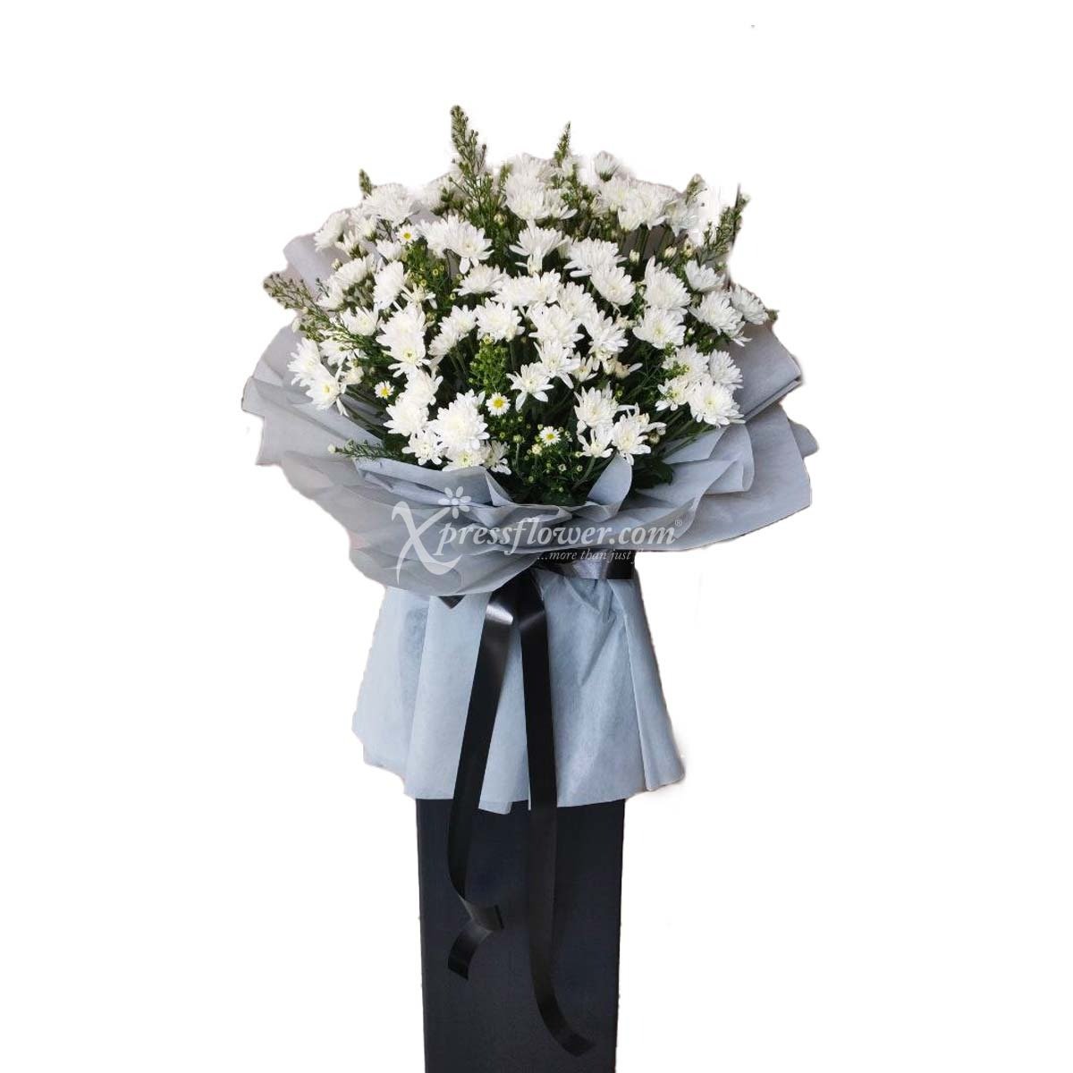 WSC2206 Sentimental Solace Funeral Condolence Flower Wreath B