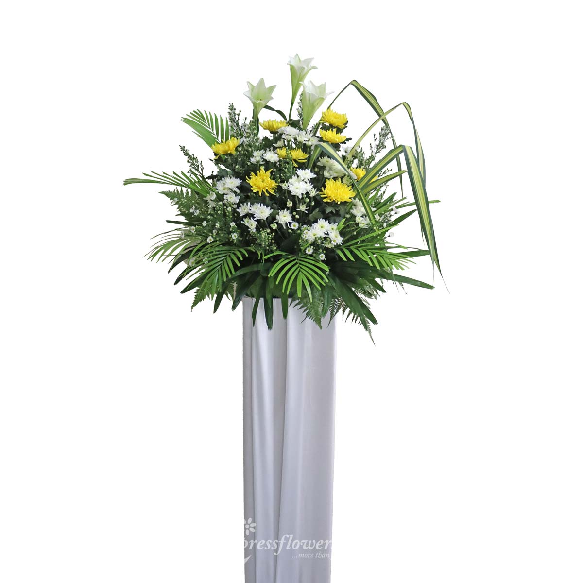 WSC2309 Eternal Solace Funeral Condolence Flower Wreath 1b