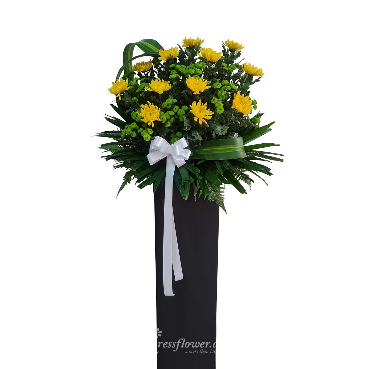 WSC2310 Peaceful Reflection  Funeral Condolence Flower Wreath 1b