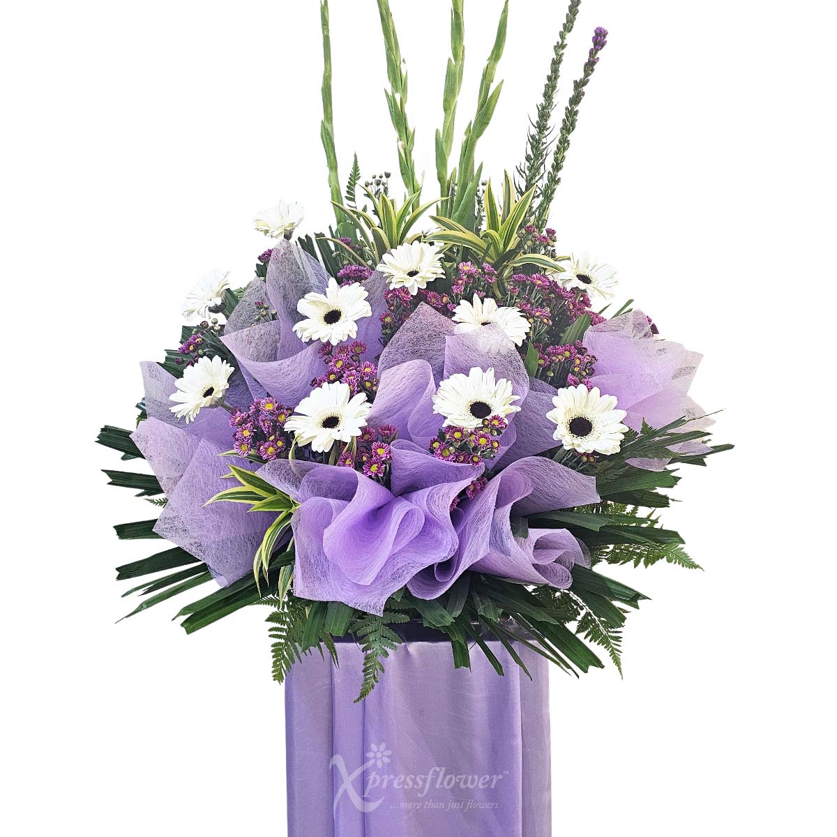 Graceful Goodbye (Funeral Condolence Flower Stand)