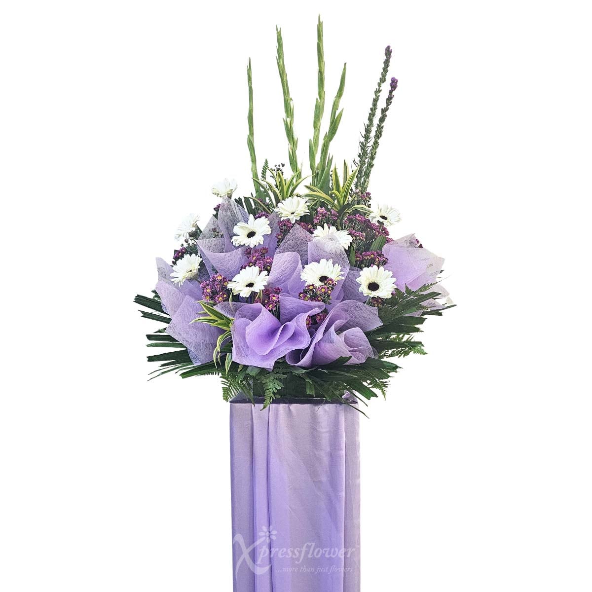WSC2505 Graceful Goodbye Funeral Condolence Flower Stand 1b