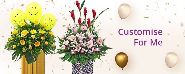Customise Your Congratulatory Flower Stand