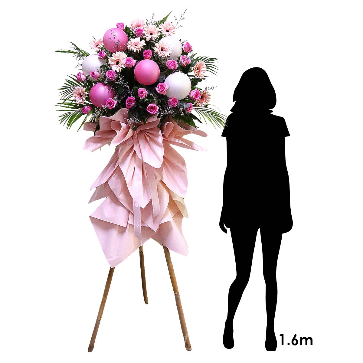 CS2503 Rosé Glory Tall Grand Opening Congratulatory Stand 1c