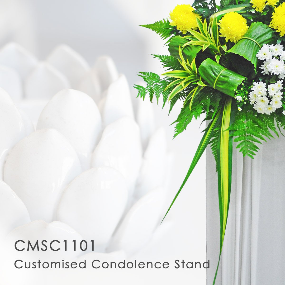 Customised Condolence Stand