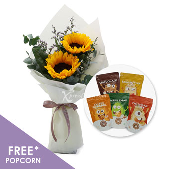 Joyful Kismet (2 Sunflowers) *Special Promo - Free Popcorn*