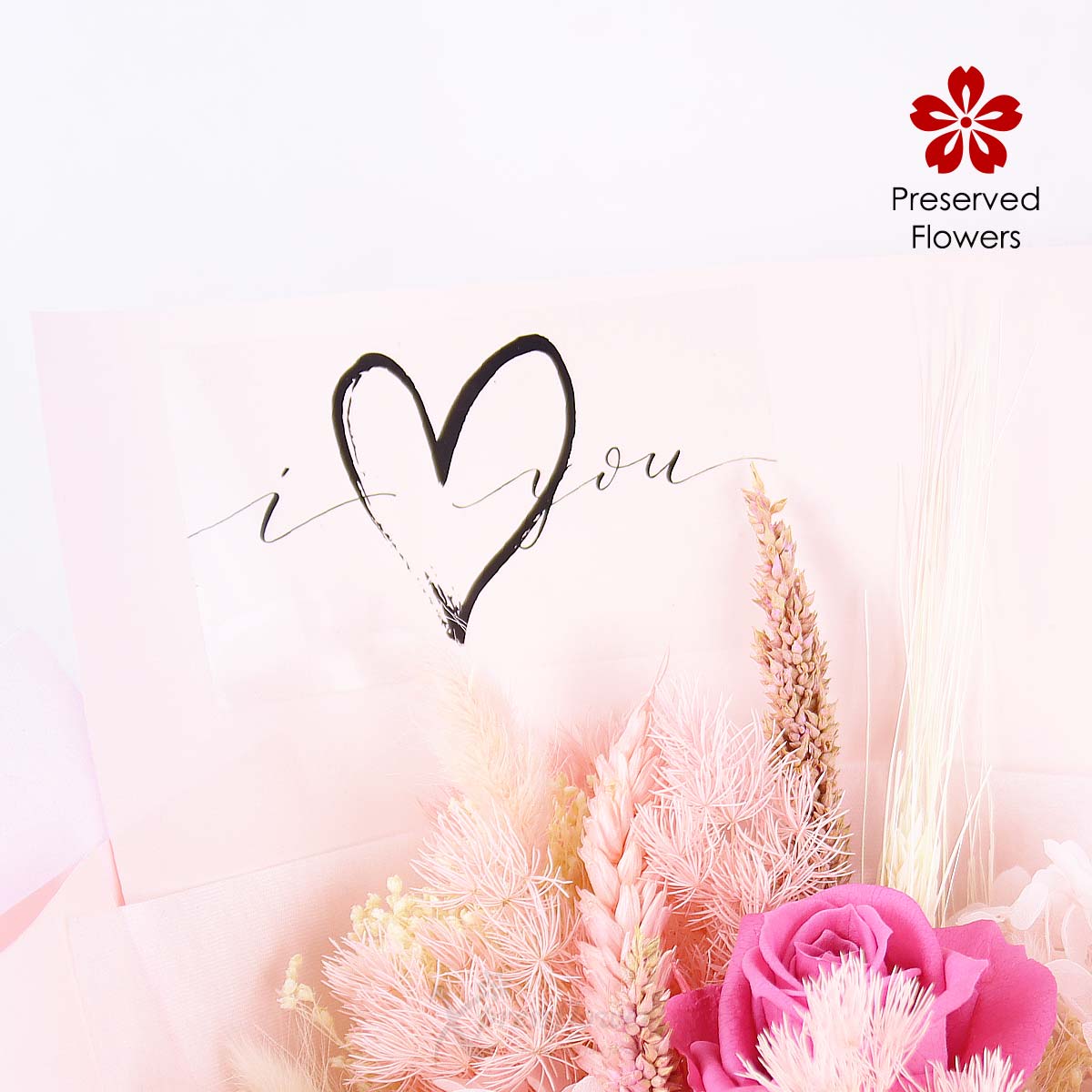 PR2561 Timeless Blush Preserved Flowers 1c