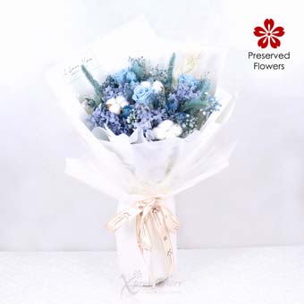 Sapphire Eternity (Preserved Flowers)
