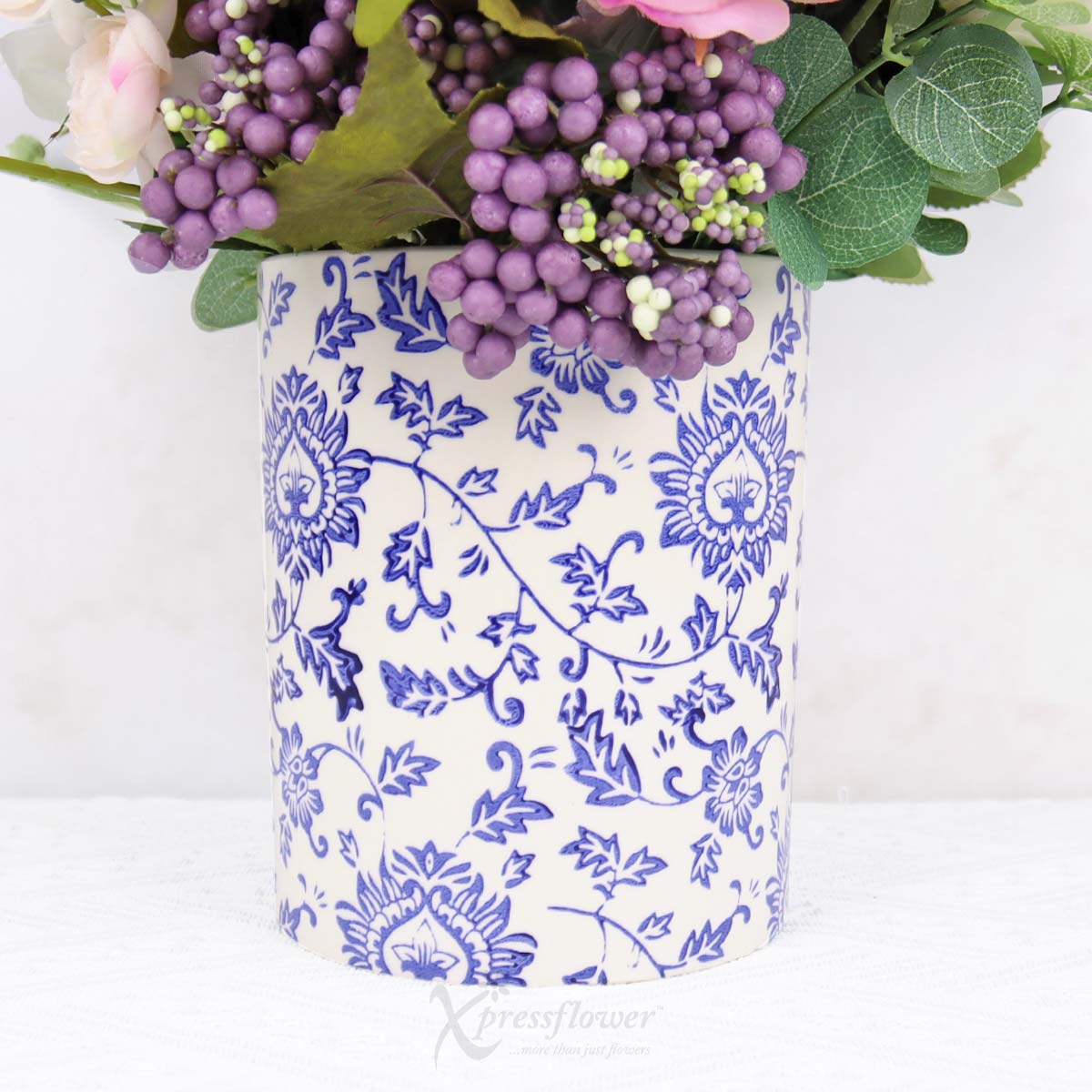 EB2503 Purple Muse Artificial Flowers 1b