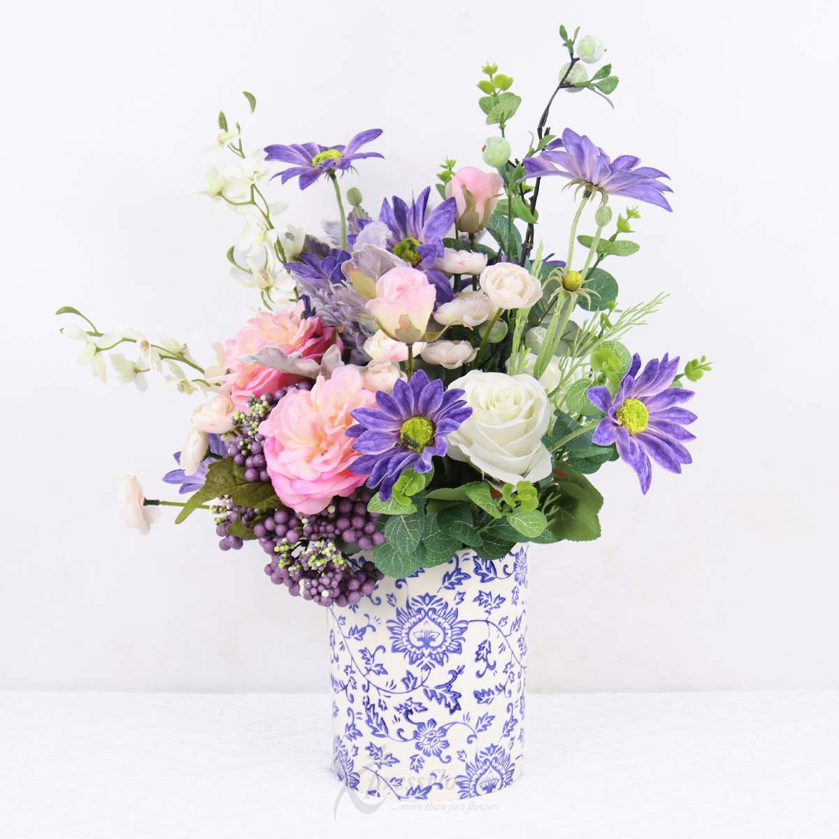 EB2503 Purple Muse Artificial Flowers 1d