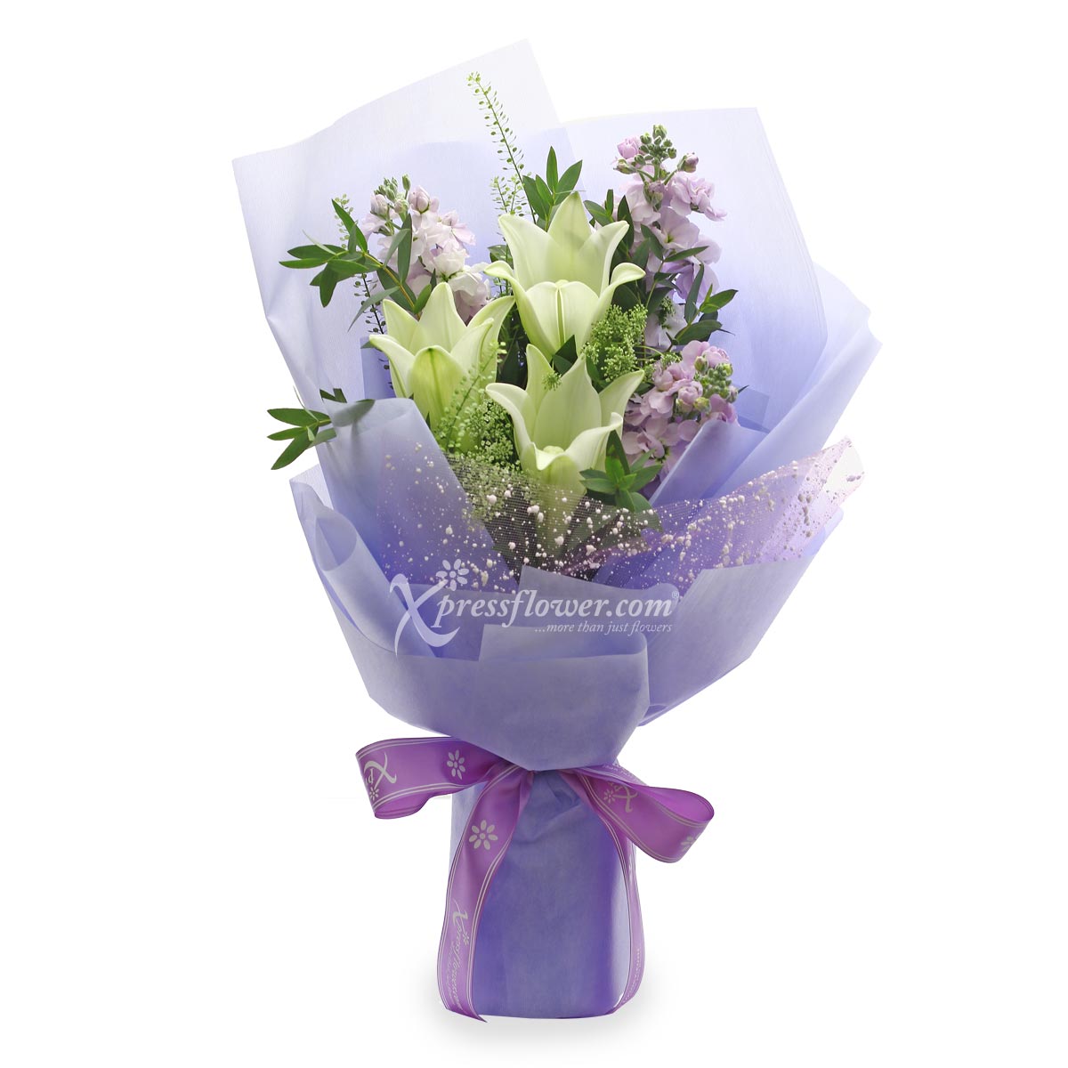 Prized Grace (3 White Lilies)