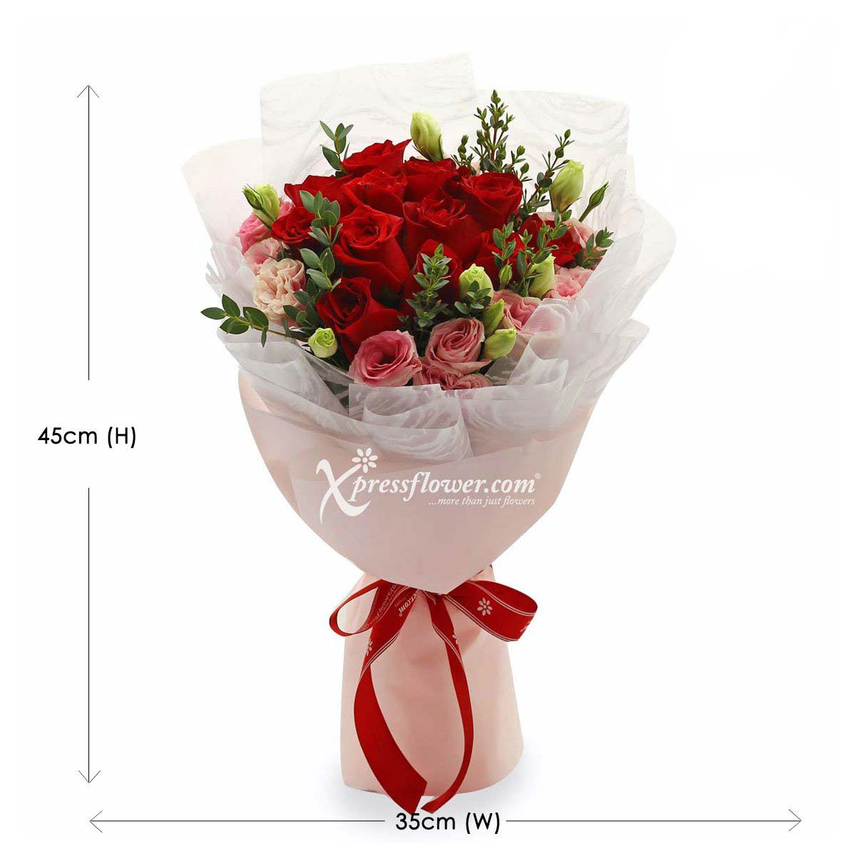 bq1904 sweet cupid 12 Red Roses 1c