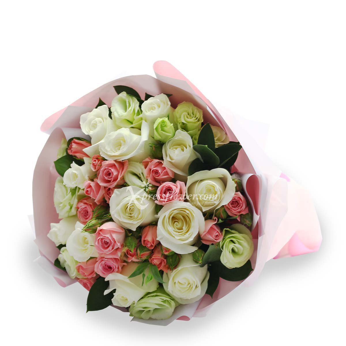 Innocent Charms (12 White Roses)