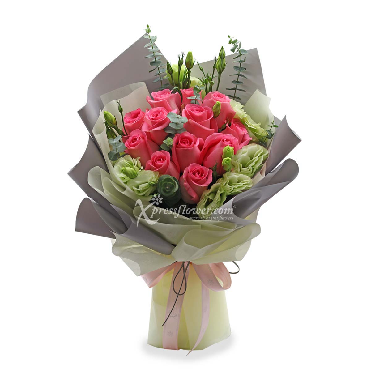 Fairytale Dreams (12 Dark Pink Roses)