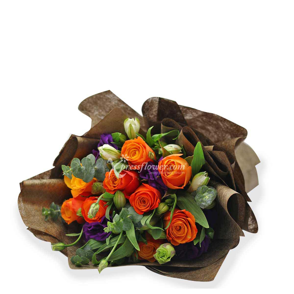 bq2007 kisses at dusk 9 Orange Roses 1b