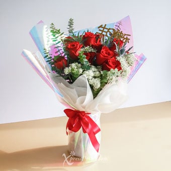 Birthday Regards (12 Red Roses with 