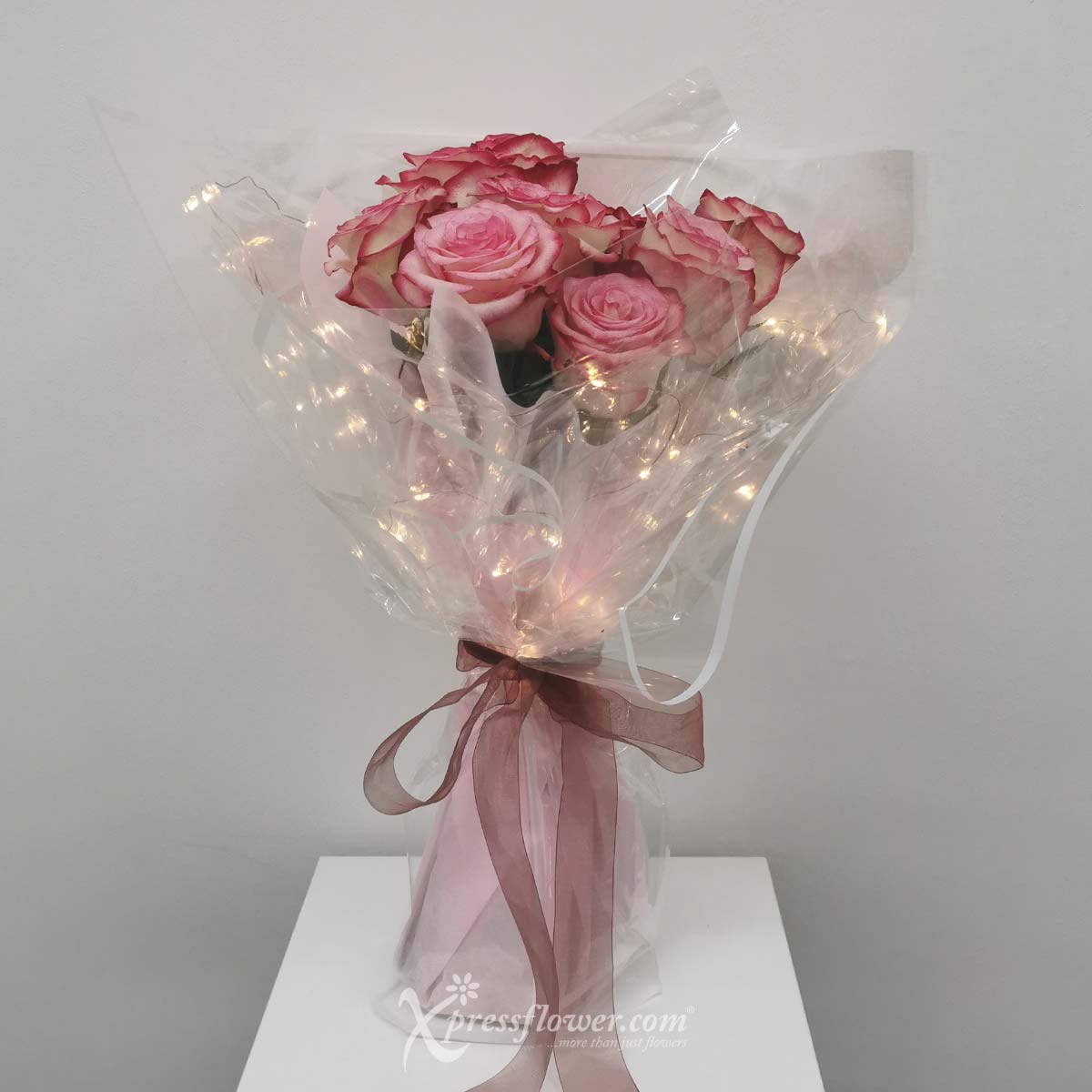 Blossoming Blushes (12 2-Tone Pink Roses) 