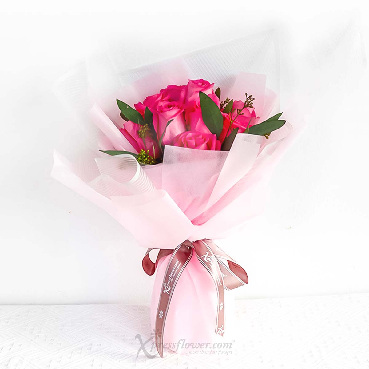 bq2250 wondered admiration 12 dark pink roses new 1b