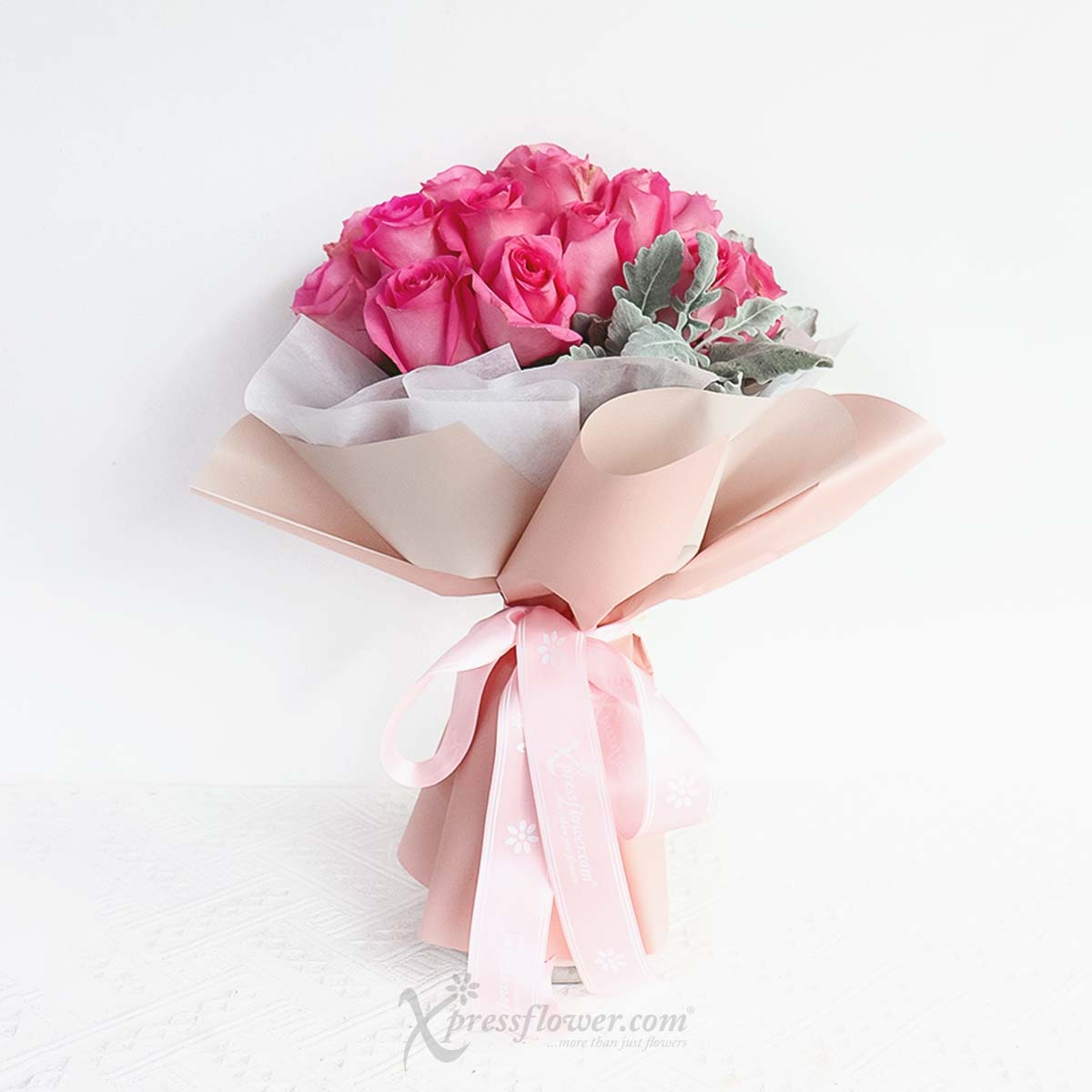 Desired Obsession (24 Dark Pink Roses)