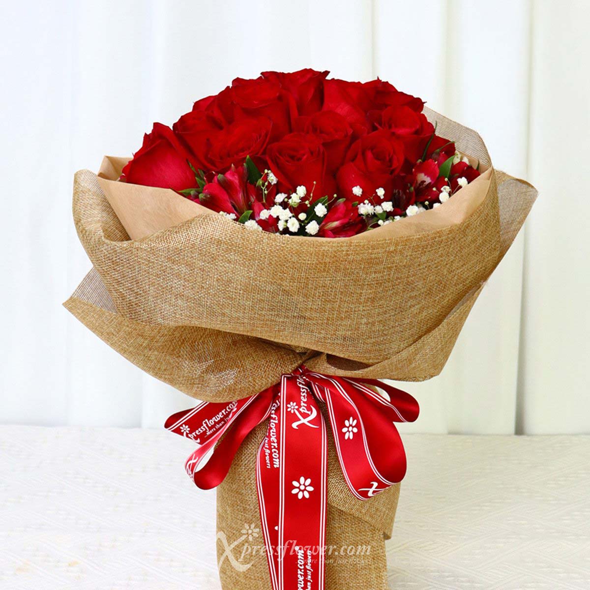 bq2303 elegant hope 24 red roses new 1b