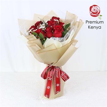 BQ2311 Rosy Charm (12 Red Roses) 1a