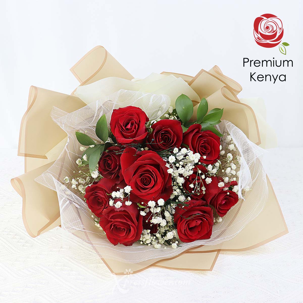 BQ2311 Rosy Charm (12 Red Roses) 1c
