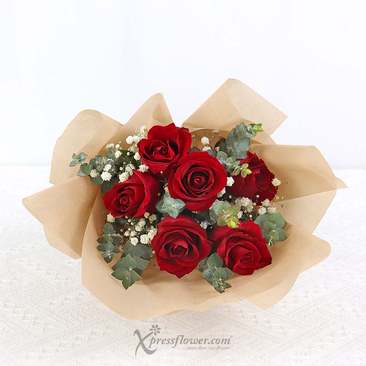 BQ2313 Red Affection (6 Red Roses) 1c