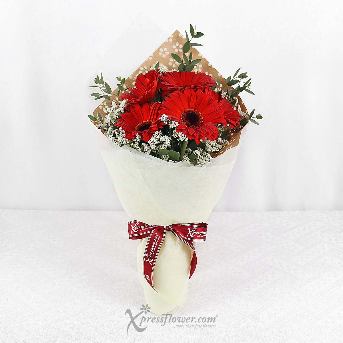 Passionate Blaze (5 Red Gerberas)
