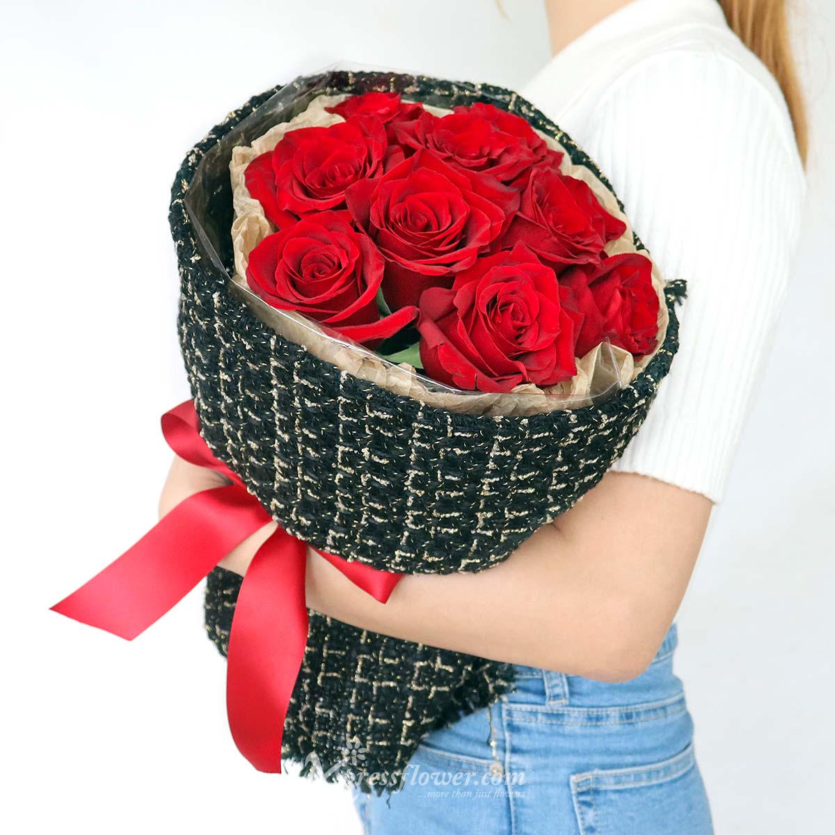 BQ2333 Amore Blossoms (10 Red Roses) 4a