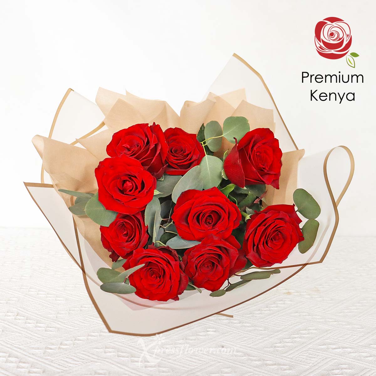 BQ2335 Ruby Elegance (9 Red Roses) 1c