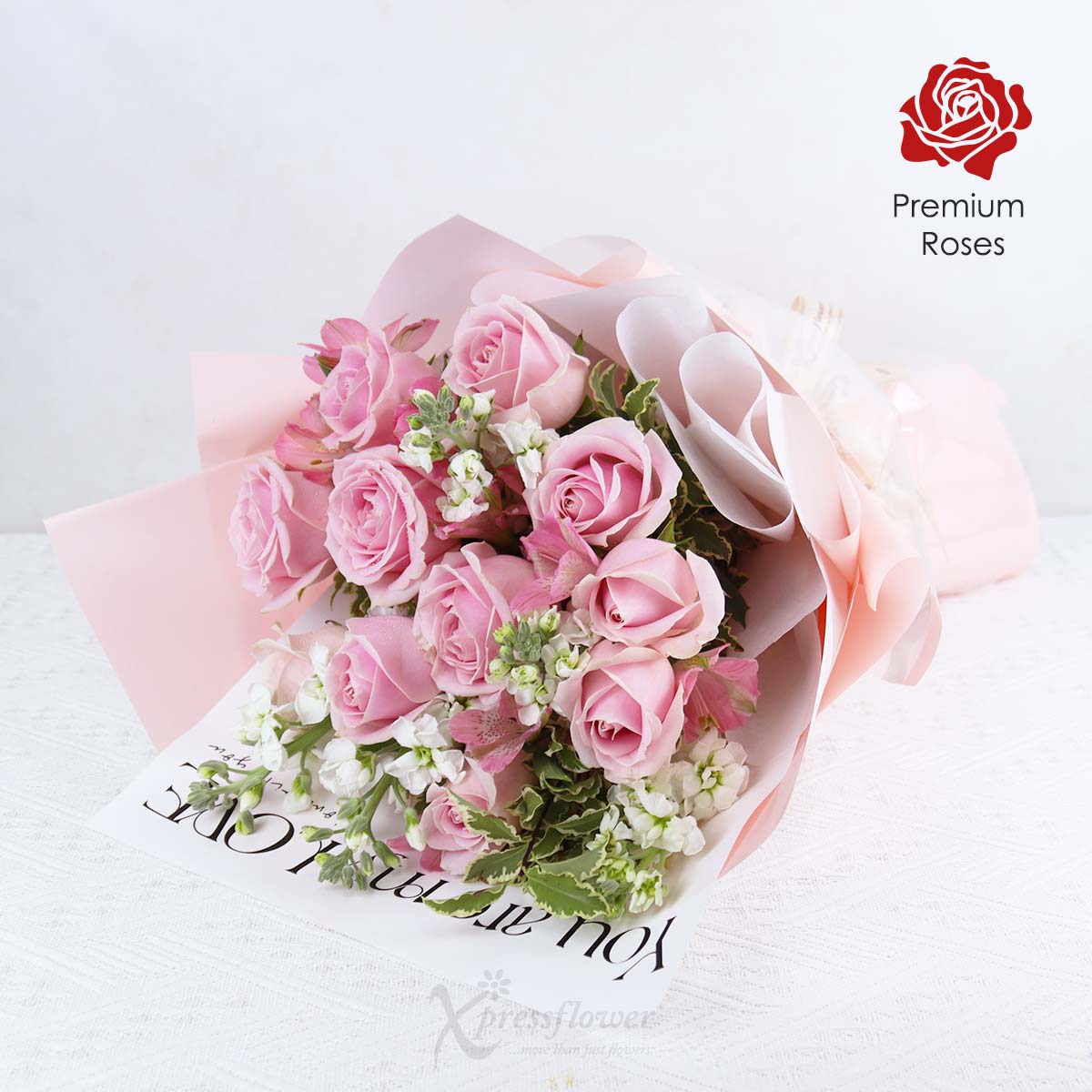 BQ2421_Blushing Peaks (11 Pink Roses)_1b