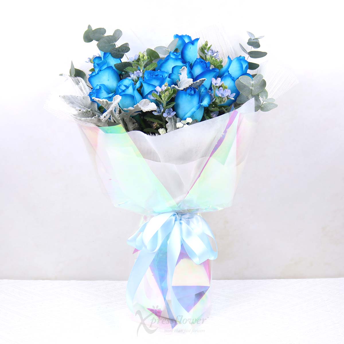 Celestial Charm (12 Blue Roses)